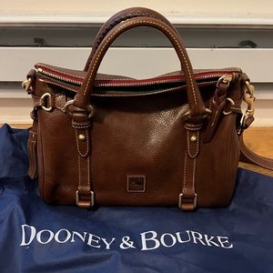 Dooney and Bourke Florentine Satchel Chestnut